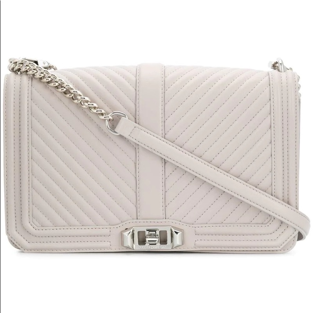 Rebecca Minkoff Love Slim Crossbody Grey Bag